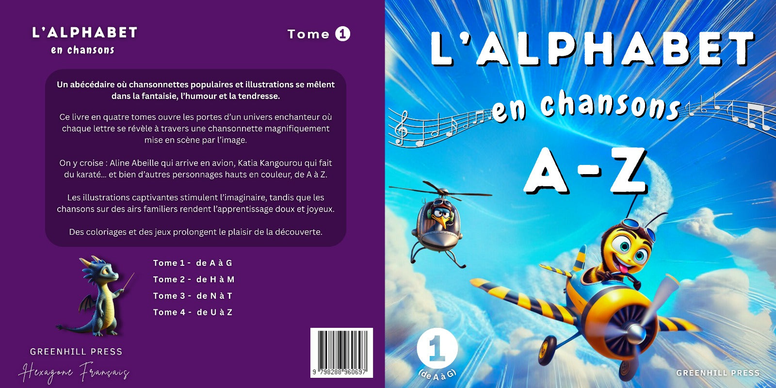 L’ALPHABET EN CHANSONS - 26 首法文小歌，讓孩子愛上每個字母！第一冊 A-G (含歌曲)