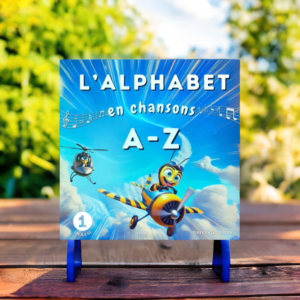 L’ALPHABET EN CHANSONS - 26 首法文小歌，讓孩子愛上每個字母！第一~四冊 A-Z (含歌曲)