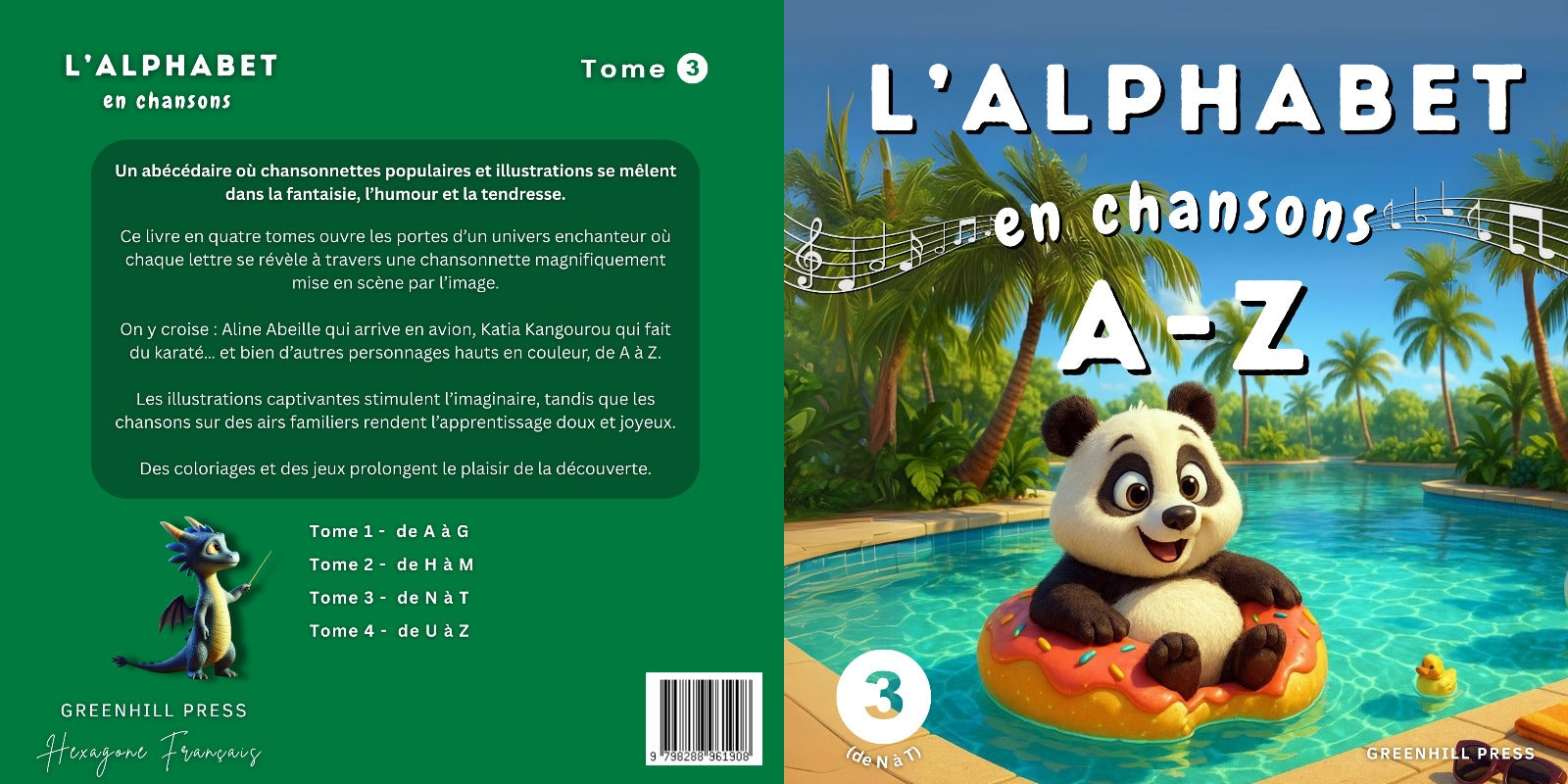 L’ALPHABET EN CHANSONS - 26 首法文小歌，讓孩子愛上每個字母！第三冊 N-T (含歌曲)