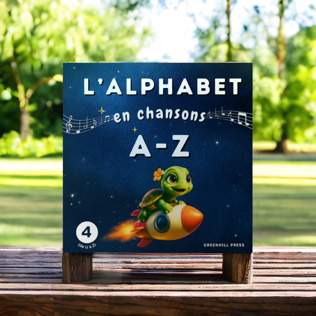L’ALPHABET EN CHANSONS - 26 首法文小歌，讓孩子愛上每個字母！第一~四冊 A-Z (含歌曲)