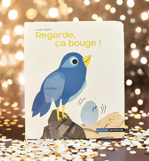 法文精裝觸覺玩玩紙板書Regarde, ça bouge !  看，它在動！