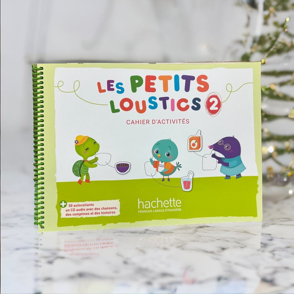 原版進口 Hachette 經典兒童法文教材 LES PETITS LOUSTICS 2 : CAHIER D'ACTIVITES + CD AUDIO 作業本+CD
