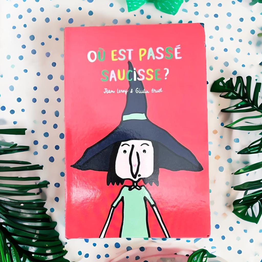 法文精裝厚紙板童書 OÙ EST PASSÉ SAUCISSE ?  香腸去哪兒了？